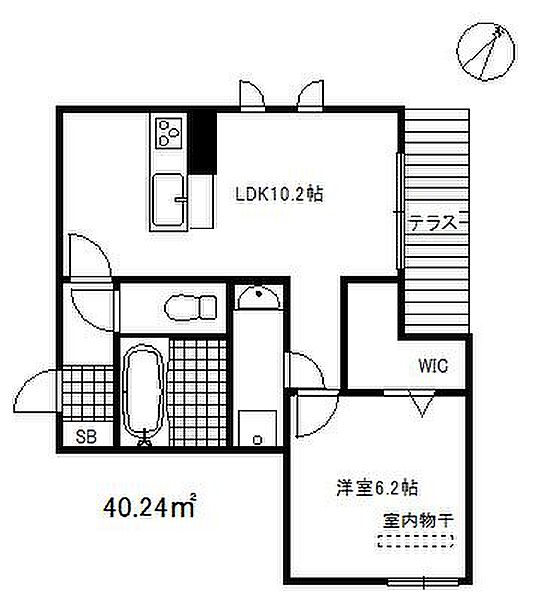 グレイスコート御影中町 ｜兵庫県神戸市東灘区御影中町１丁目(賃貸アパート1LDK・1階・40.24㎡)の写真 その2