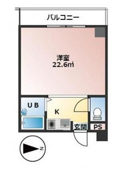 三景マンション ｜兵庫県神戸市灘区篠原南町７丁目(賃貸マンション1R・1階・22.60㎡)の写真 その2