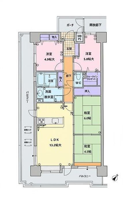 ファミリー様におすすめの広々4LDK