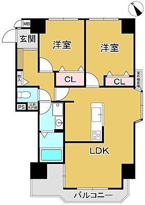 間取り アグラード堺 2階/-