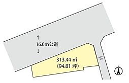 草加市稲荷3丁目　売地