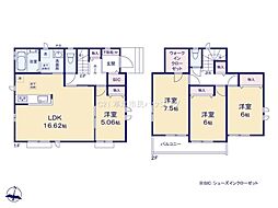 草加市谷塚仲町 新築一戸建て F号棟