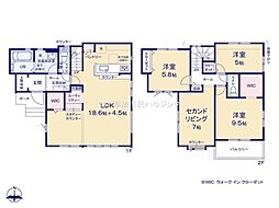 草加市青柳4丁目　新築一戸建て　2期2号棟