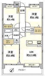 間取図画像 3LDK
