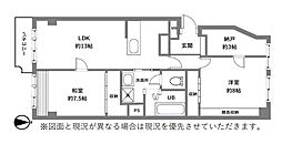 シャトー小金井 2SLDKの間取図画像