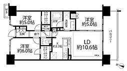 間取図画像 3SLDK