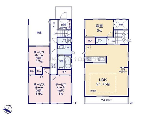 間取りを拡大表示