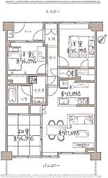 ウインズヒル稲城 3LDKの間取図画像
