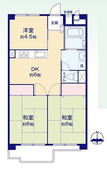 3DK 間取り