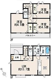 小平市上水本町2丁目 新築戸建 1282-C