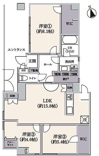 間取りを拡大表示