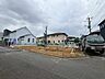 外観：建物のモデルハウスのご見学予約もスタートしました。当日のご見学予約も大歓迎ですので、お気軽にお問合せください。 