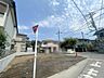 外観：建物のモデルハウスのご見学予約もスタートしました。当日のご見学予約も大歓迎ですので、お気軽にお問合せください。 