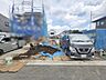 外観：建物のモデルハウスのご見学予約もスタートしました。当日のご見学予約も大歓迎ですので、お気軽にお問合せください。 