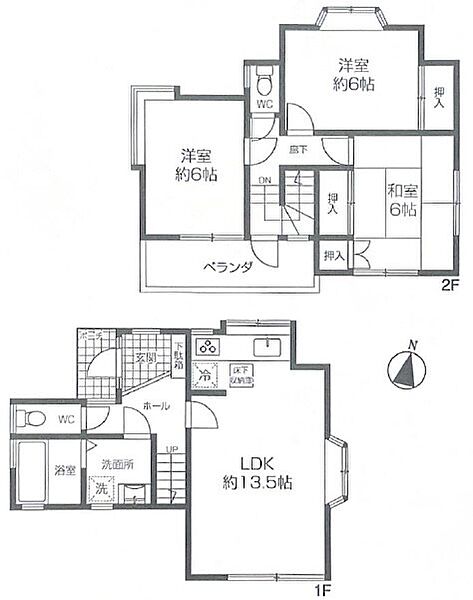 間取りを拡大表示