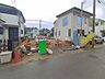 外観：建物のモデルハウスのご見学予約もスタートしました。当日のご見学予約も大歓迎ですので、お気軽にお問合せください。 