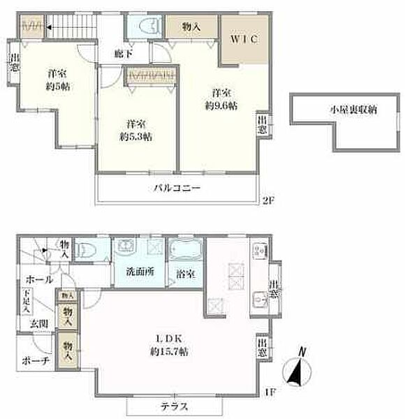 間取りを拡大表示