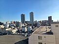 バルコニーから...