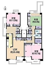 間取図画像 3LDK