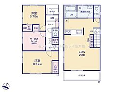 川越市川鶴　新築分譲住宅　全4棟　4号棟