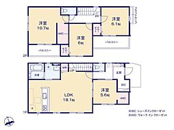 川越市今福3期　新築一戸建て