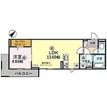 ＡＬ  ｜ 滋賀県栗東市大橋５丁目（賃貸アパート1LDK・1階・43.60㎡） その2