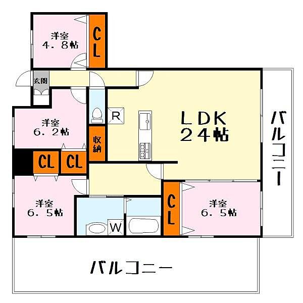 Ｆｏｒｅｓｔ　Ｃｈｅｒｉｅ ｜滋賀県草津市野村５丁目(賃貸マンション4LDK・10階・99.83㎡)の写真 その2