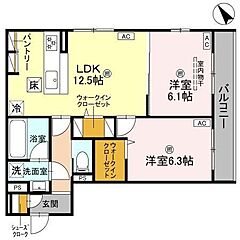 物件の間取り