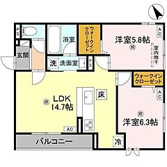 物件の間取り
