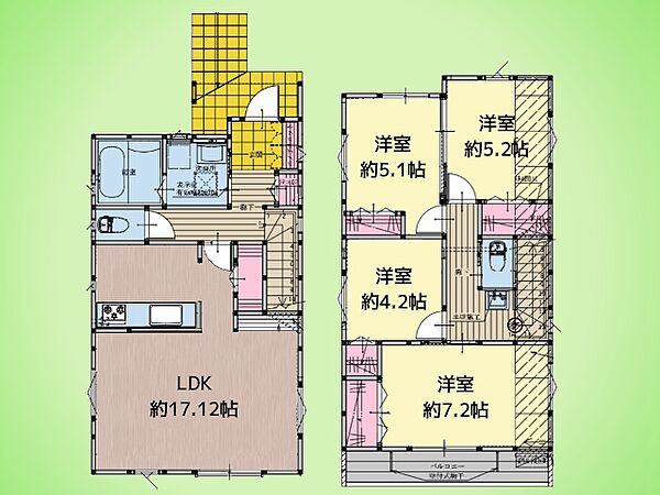間取りを拡大表示
