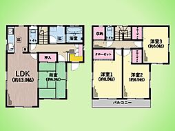 相模原市 緑区大山町 戸建て 4LDKの間取り