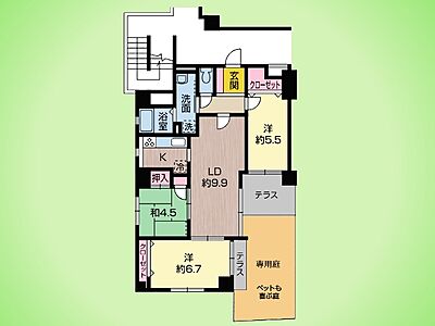 間取り：○間取り図○