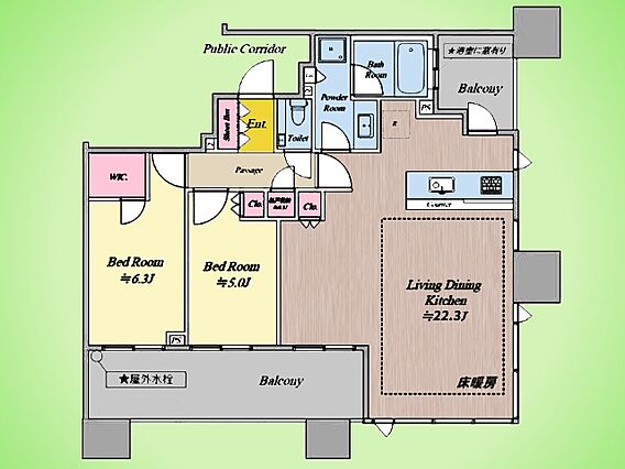 ○間取り図○