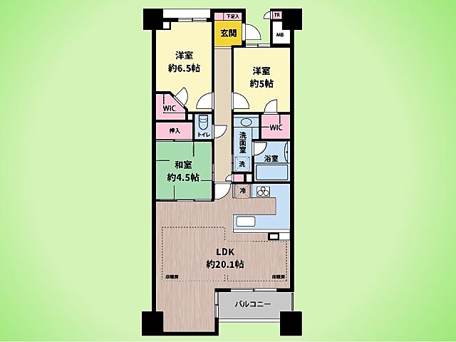間取り カウンテスコート 4階/-