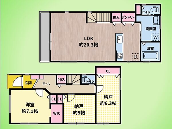 間取りを拡大表示
