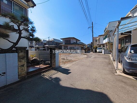 前面道路含む現...