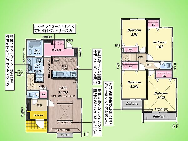 間取りを拡大表示