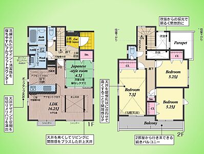 間取り:○間取り図○ 間取り:○間取り図○