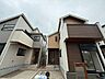 外観：現代的なデザインの2階建て住宅の外観です