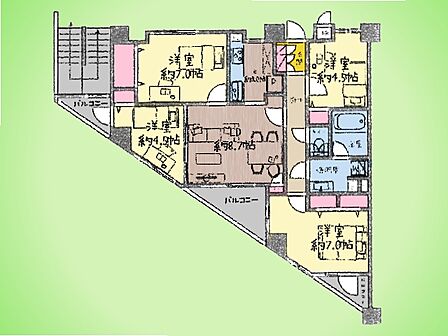 ○間取り図○