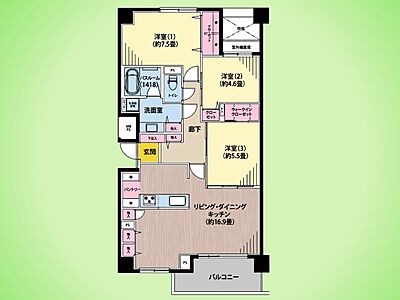 間取り:○間取り図○ 間取り:○間取り図○
