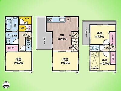 間取り：○間取り図○