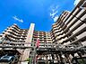 外観：中庭から見た集合住宅の外観