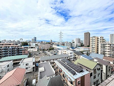 市街地を望む眺望