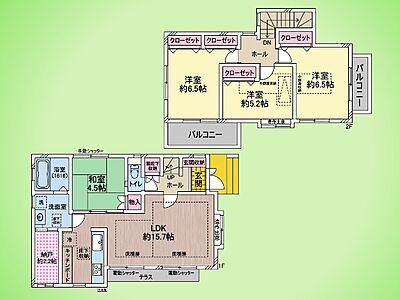 間取り：○間取り図○