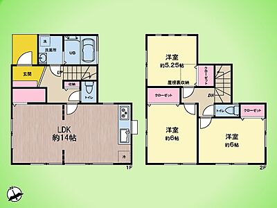 間取り：○間取り図○