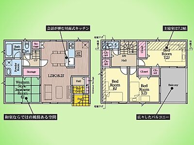 間取り：○間取り図○
