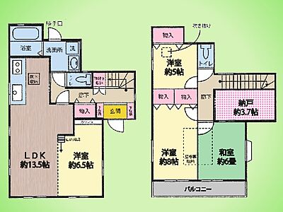 間取り：○間取り図○