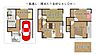 間取り：4LDKの間取りで各部屋が使いやすく配置されています。リビングダイニングキッチンは10帖の広さが確保され和室もあります。子ども部屋や寝室などの用途に合わせて選べる部屋が複数あります。