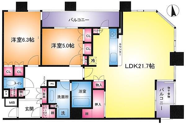 間取りを拡大表示